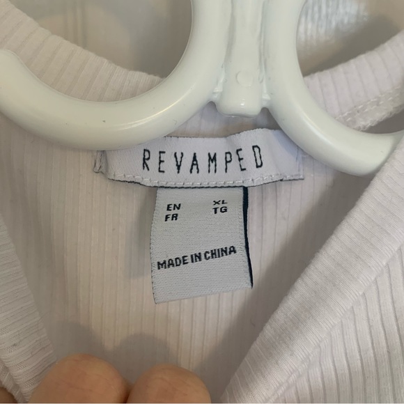 White Cropped Tee - Picture 2 of 3